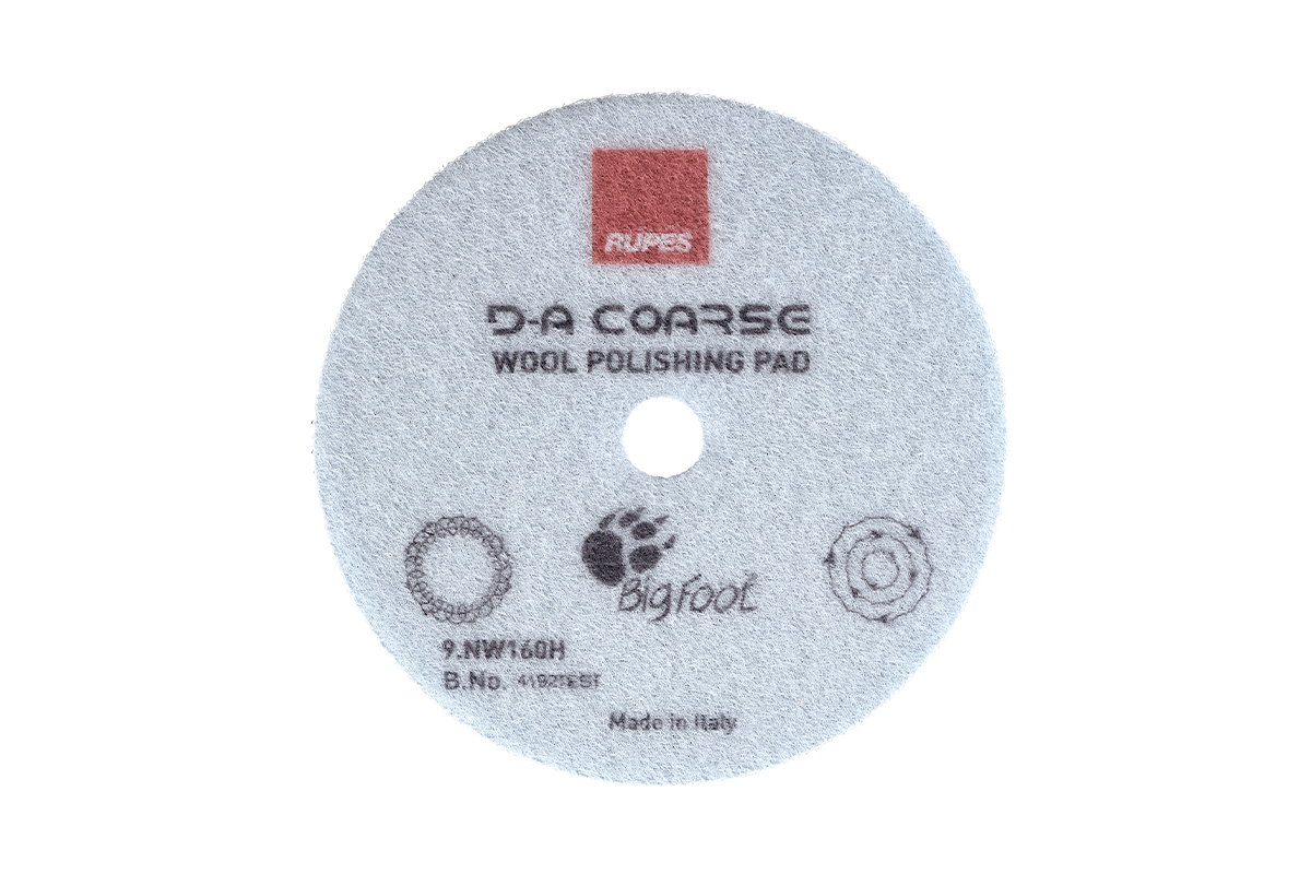 Rupes DA Coarse Wool 160mm (6" - LHR21) Cutting Pad *NEW*