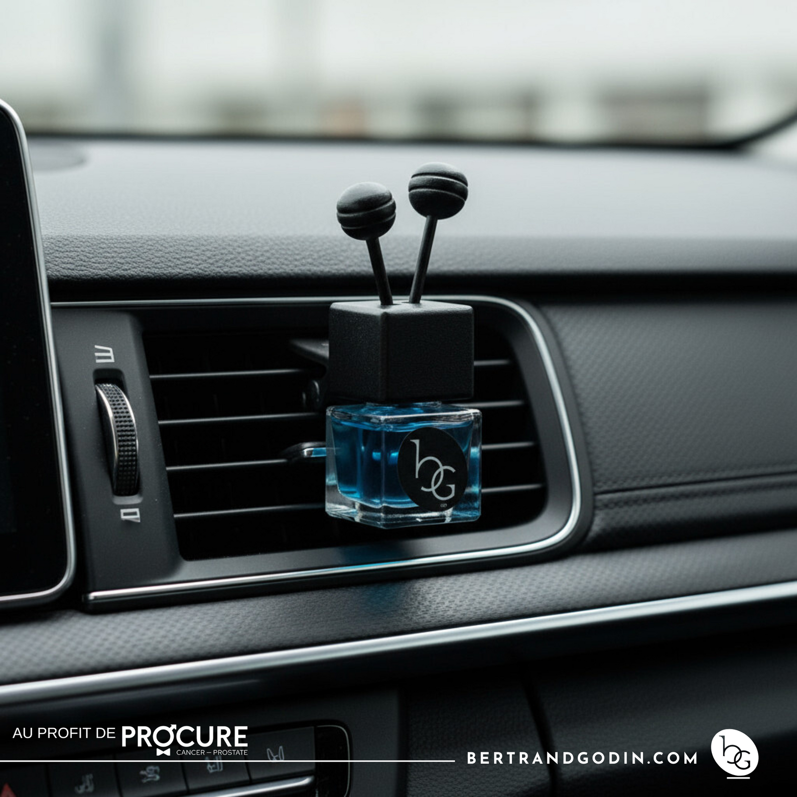 Collection Bertrand Godin - Diffuseur pour Voiture *Tous les profits sont versés à l'Organisme PROCURE, pour la lutte contre le cancer de la prostate*