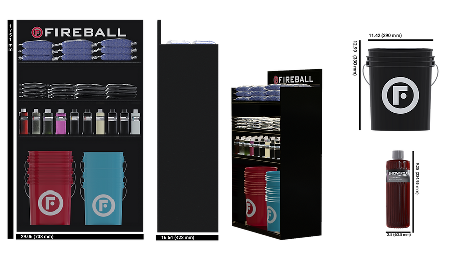 Fireball Product Display