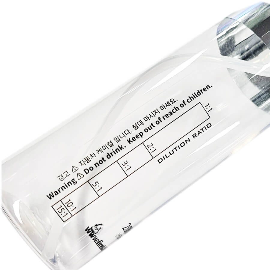 Fireball Division Bottle - Bouteille vide avec Chartes de Dilutions 200mL