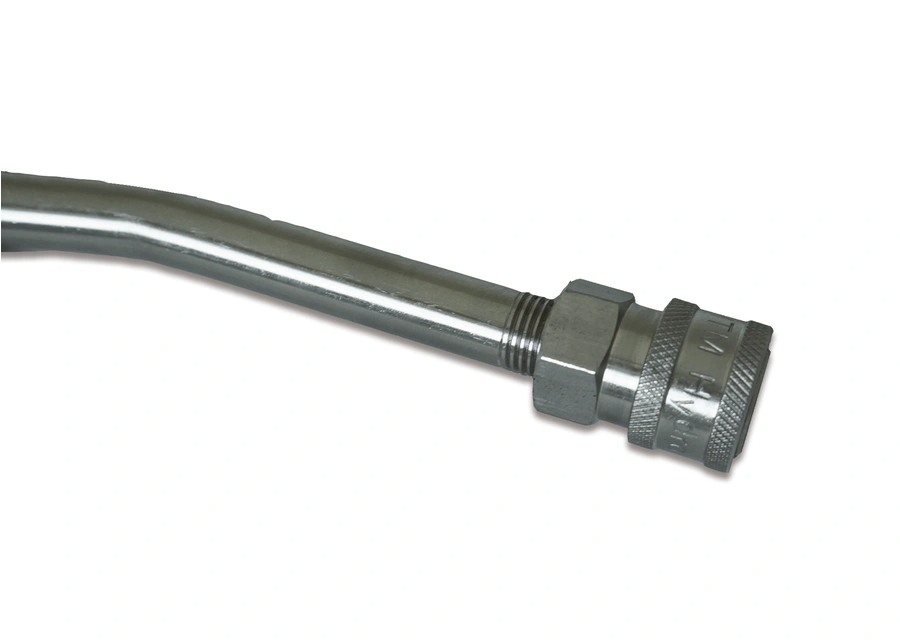 MTM HYDRO ACQUALINE 316 STAINLESS 20" BENT LANCE w/ STAINLESS STEEL QUICK CONNECT INSTALLED #12.5022