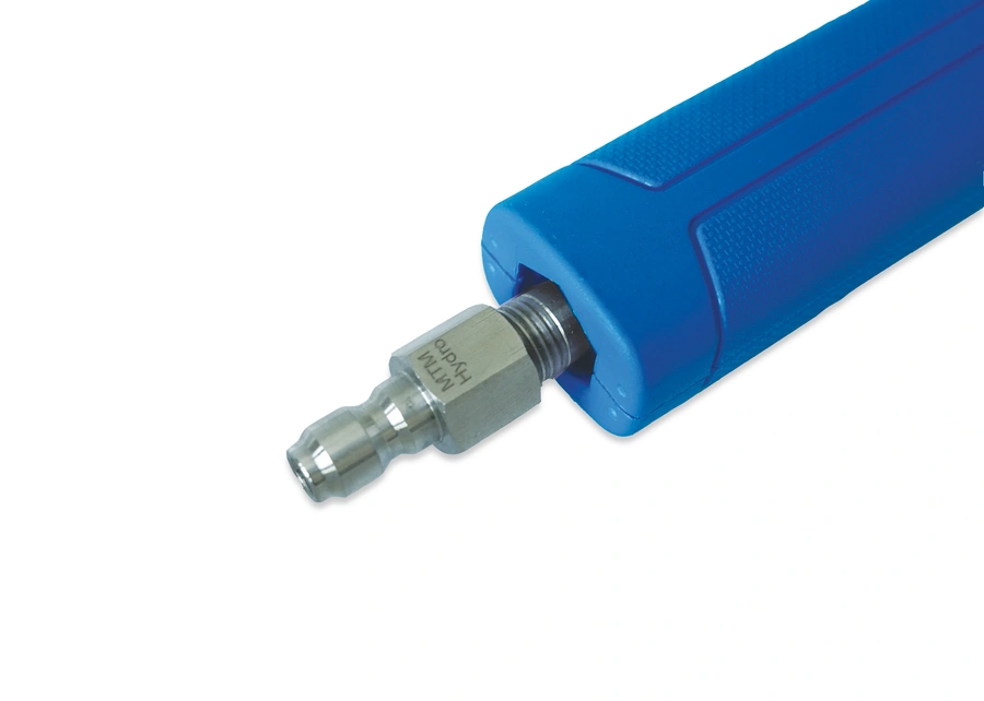 MTM HYDRO ACQUALINE 316 STAINLESS 20&quot; BENT LANCE w/ STAINLESS STEEL QUICK CONNECT INSTALLED #12.5022