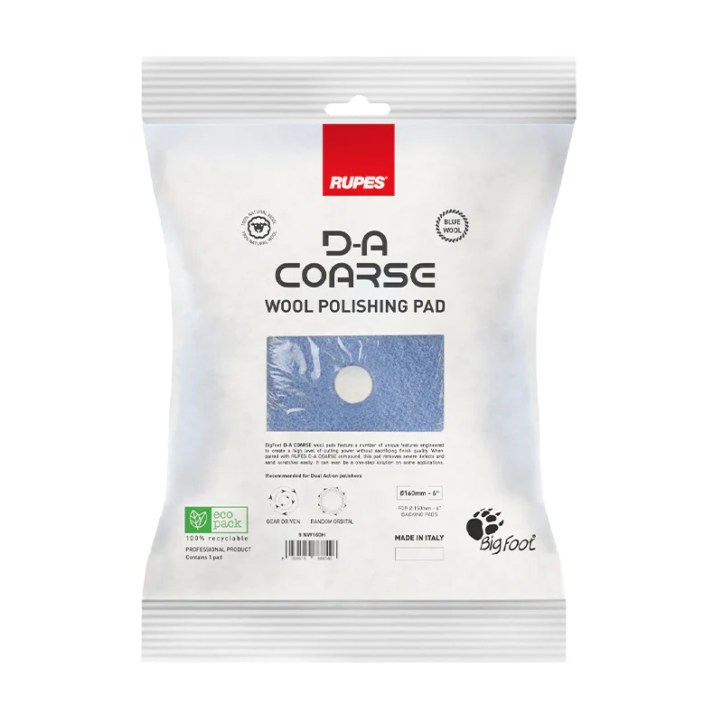 Rupes DA Coarse Wool 130mm (5&quot; - LHR15) Cutting Pad *NEW*