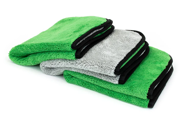 Autofiber [Duo Plush] Ultra Soft High-Pile Microfiber Detailing Towel (700 gsm, 16 in. x 16 in.) - 3 pack