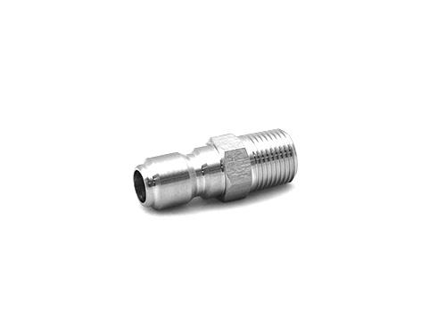 MTM Hydro Zinc Plated Quick Connect Plugs 1/4&quot; MPT #24.0074