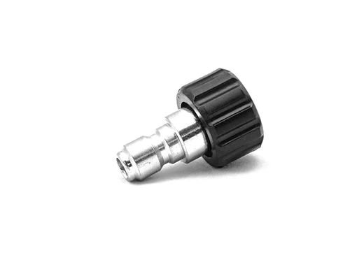 MTM Hydro M22 F Twist Connect Coupler x 3/8&quot; QC SS Plug #24.5014