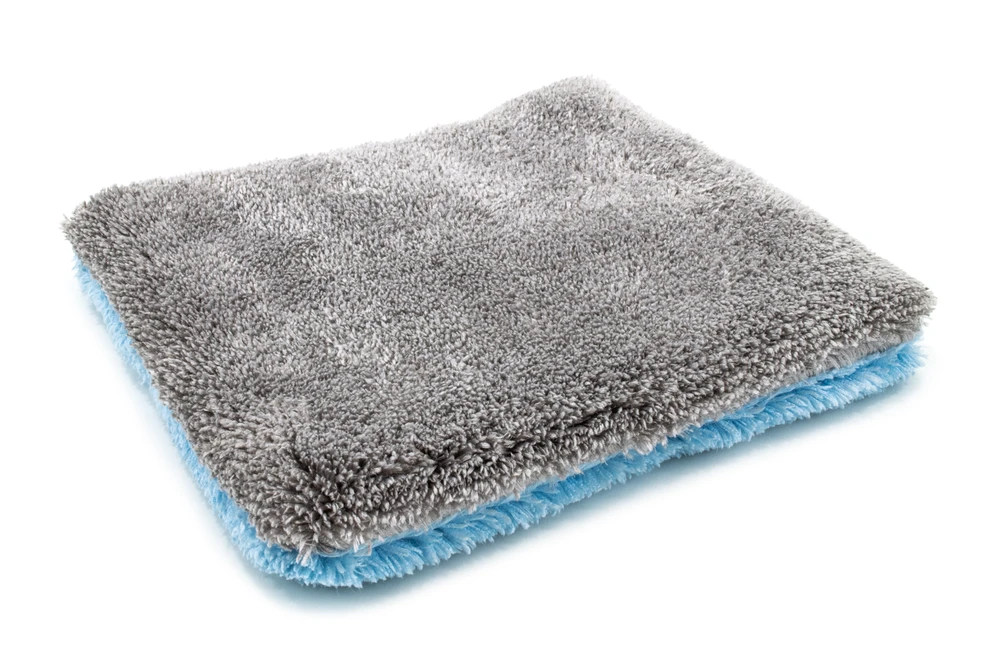 Autofiber [Flat Out] Microfiber Wash Pad (9"x8") Blue/Gray (Ensemble de 4)