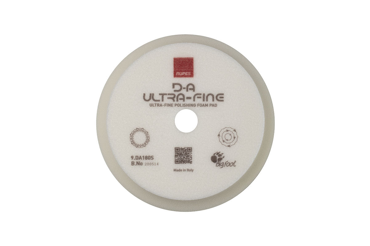 Rupes DA Ultra Fine (6&quot; - LHR21) White Ultra Finishing Foam Pad 180mm