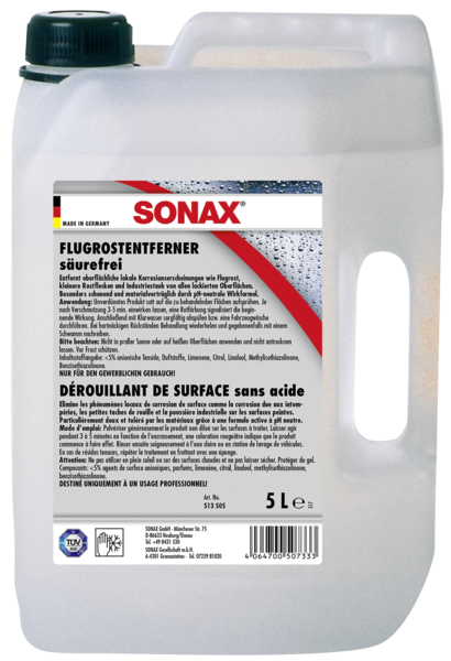 Sonax Fallout Cleaner 5L Passion Detailing