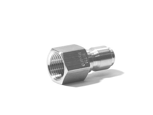 MTM Hydro Stainless Steel 3/8&quot; QC Female Plug #24.0081