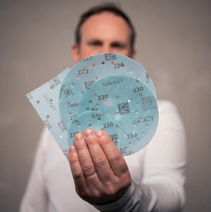 Mirka 3&quot; P320 Galaxy 3inch Multi-Hole Sanding Discs