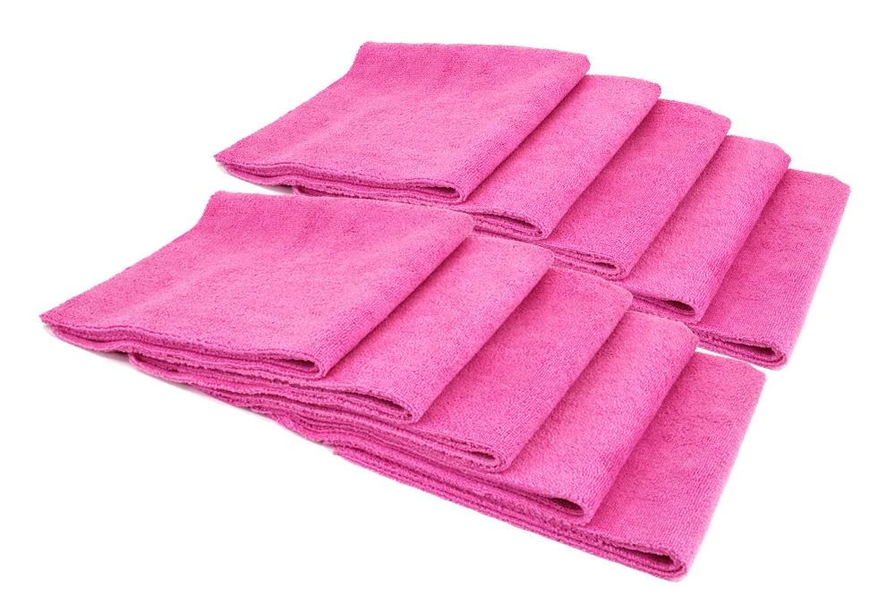 Autofiber [Mr. Everything] Edgeless Microfiber Utility Towel (16 in. x 16 in., 390 gsm) Ensemble de 10
