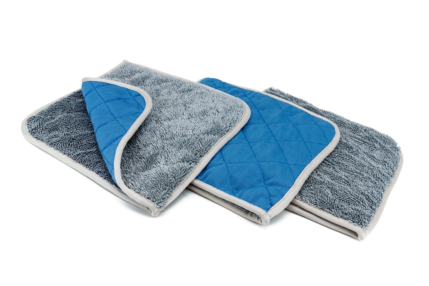 Autofiber [Smooth Glass Flip] Microfiber Glass Towels (8 in. x 8 in., 1000 gsm) Ensemble de 3