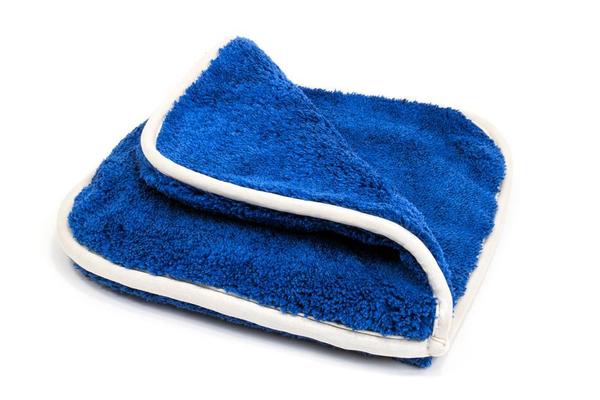 Autofiber [Double Flip Blue] Linge Microfibre pour Lavage & Sans Rinçage (8 in. x 8 in., 1100 gsm) Ensemble de 3 Passion Detailing